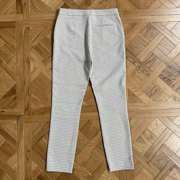 Sezane Clara Camel & Ecru Cropped Pants Sz 8 - Picture 5 of 7